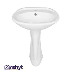 روشویی پایه دار مروارید مدل مرجان ۶۰