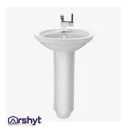 روشویی پایه دار مروارید مدل دیاموند ۵۰