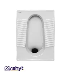 توالت ایرانی مروارید مدل فیروزه تخت