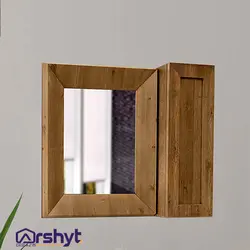 آیینه چوب مدل L06