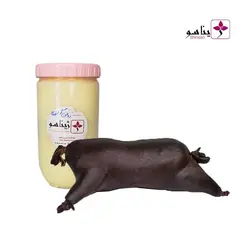 روغن حیوانی گوسفندی با خیک (هیزه) کامل | محصولات کردستان | روغن حیوانی | عسل طبیعی | توت خشک |فروشگاه ژیناسو