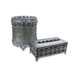 سطل زباله و جا دستمال کاغذی کد 220 - فروشگاه ژینال