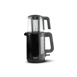 خرید چایی ساز ترک روهم مشکی عرشیا مدل T110-2018 🥇 - فروشگاه ژینال