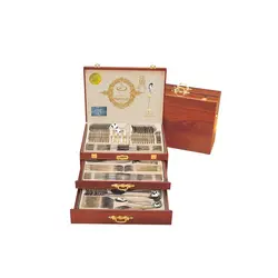 خرید سرویس قاشق چنگال ۱۴۵ نقره ای عرشیا مدل TM145S-2094 🥇 - فروشگاه ژینال