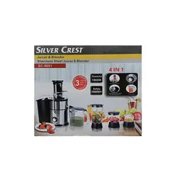 قیمت ، مشخصات و خرید آبمیوه گیری 4 کاره سیلور کرست مدل SC-9001 🥇فروشگاه ژینال