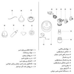 شیر دوش برقی داپسر مدل DPS-8006 دابل