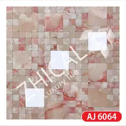صورتی طرح سنگ نقره ای براق aj6064