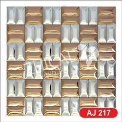 کاشی استیل نقره ای مسی aj217