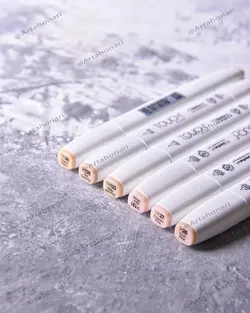 تاچ ماژیک براش ست پوست روشن 6 تایی (Skin Tones Light)