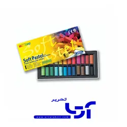 پاستیل گچی نیمه مانجیو 24 رنگ