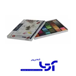 پاستل گچی کریتیو 72 رنگ فابر کاستل نیمه