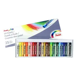 پاستل روغنی پنتل 25 رنگ