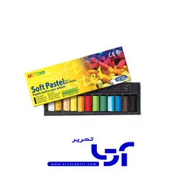 پاستیل گچی نیمه مانجیو 12 رنگ