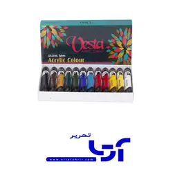 اکریلیک وستا 12رنگ