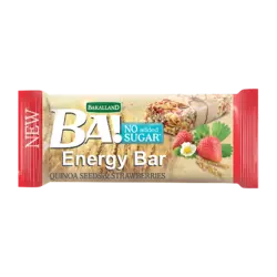 انرژی بار با پنج دانه,توت فرنگی و کوینو 40 گرم