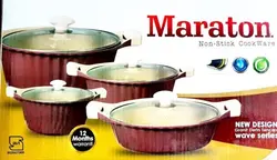 سرویس قابلمه گرانیتی 8 پارچه ماراتون