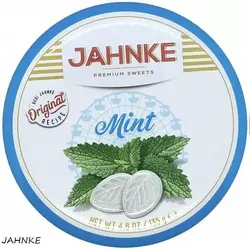 آب نبات فلزی با طعم نعنا Jahnke MINT BONBONS METALLDOSE135g