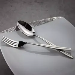 قاشق و چنگال غذاخوری یونیک مدل ماینس نگیر