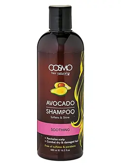 شامپو سر کاسمو مناسب انواع موها حاوی عصاره آوکادو حجم۴۸۰میل