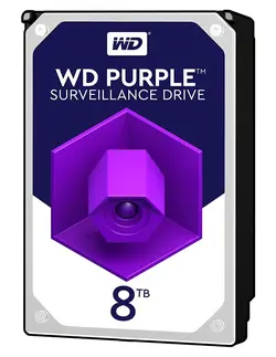 هارددیسک اینترنال وسترن دیجیتال سری Purple مدل WD80PURZ ظرفیت 8 ترابایت