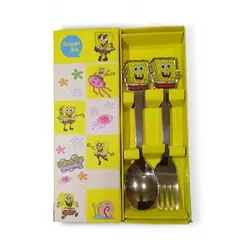 قاشق چنگال کودک یونیک طرح باب اسفنجی