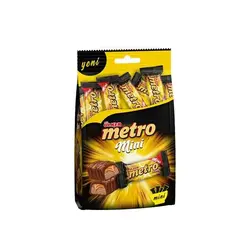 شکلات مینی metro پاکتی102گرم