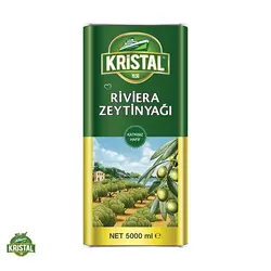 روغن زیتون کریستال فلزی5 لیتری