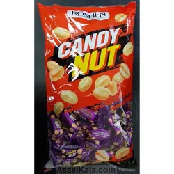 شکلات کاکائویی با مغز بادام زمینی و کارامل روشن ROSHEN کندی نات1کیلوگرم
