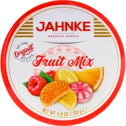 آب نبات فلزی با طعم میوه های مخلوط Jahnke FRUIT Mix PREMIUM 135g