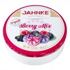 آب نبات فلزی با طعم تمشک Jahnke BERRY CANDY Mix135g