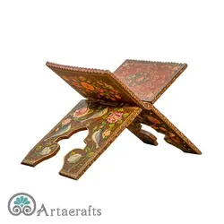 رحل چوبی گل و مرغ