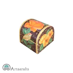 جعبه جواهرات نقلی گل و مرغ