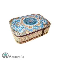 جعبه خاتم طرح تذهیب