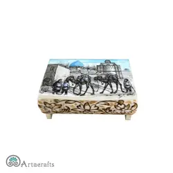 جعبه جواهر کاروان - صنایع دستی فلاحی | انواع هدایای هنری