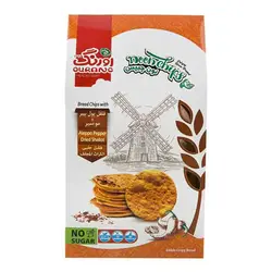 نان چیپس حاوی فلفل پول‌بیبر و موسیر اورنگ وزن 200 گرم