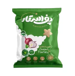 اسنک چهار جوانه پف استار با طعم پیاز جعفری