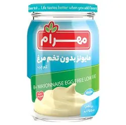 خرید و قیمت سس مایونز رژیمی(بدون تخم مرغ) وگان مهرام ۲۵۵ گرمی | آرتینار