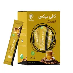 خرید و قیمت کافی میکس کلاسیک پپتینا با شیرین کننده استویا بسته 10 عددی | آرتینار