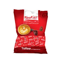 تافی کاپوچینو با شهد خرما فراکام وزن 200 گرم