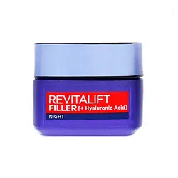 کرم فیلر هیالورونیک اسید ضد چروک شب مدل REVITALIFT FILLER لورآل حجم 50 میلی لیتر