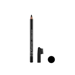 مداد ابرو برس دار مشکی فلورمار شماره 404