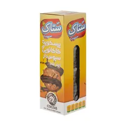 بيسکويت چند غله سبوس دار کاکائویی ستاک 350 گرم
