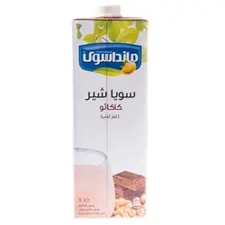 سویا شیر غیر لبنی کاکائو ماندا سوي 1 ليتر