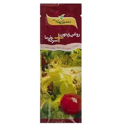 سس روغن زیتون و سرکه خرما تک نفره سبزینه 24 گرمی