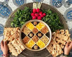 کشک و بادمجان نیم کیلویی