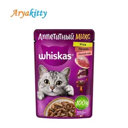 پوچ گربه ویسکاس اردک و جگر