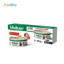 کنسرو گربه شایر پک 3عددی