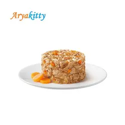 کنسرو گربه گورمت گلد مرغ و هویچ