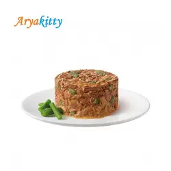 کنسرو گربه گورمت گلد بره و لوبیا سبز