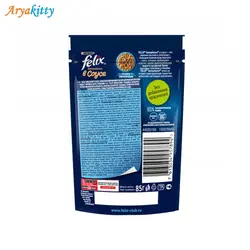 پوچ گربه ماهی کاد و گوجه فرنگی فلیکس
